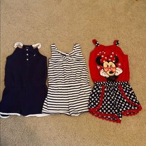 3 Girls Rompers
